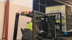 Caja Rural de Soria dona 11.000 litros de leche al Banco de Alimentos. /SN