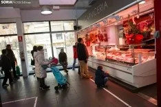 Mañana frenética en el Mercado