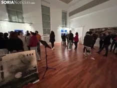 Foto 4 - Seis profesores de la Escuela de Arte crean a ritmo de m&uacute;sica la exposici&oacute;n &lsquo;Mantra&rsquo;