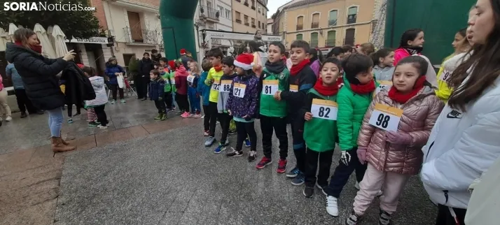 Los niños, también protagonistas en Ágreda. /PC