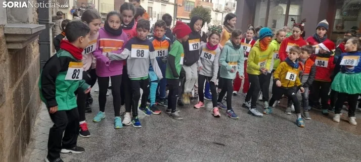 Los niños, también protagonistas en Ágreda. /PC