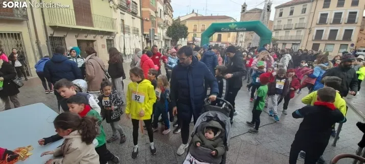 Los niños, también protagonistas en Ágreda. /PC