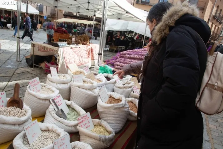 La feria de artesanía de Berlanga de Duero. /SN