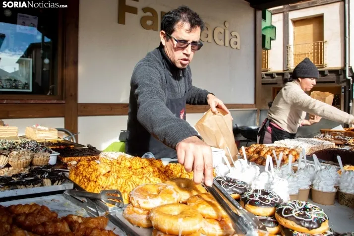 La feria de artesanía de Berlanga de Duero. /SN