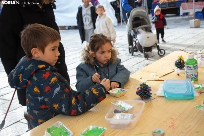 La feria de artesanía de Berlanga de Duero. /SN