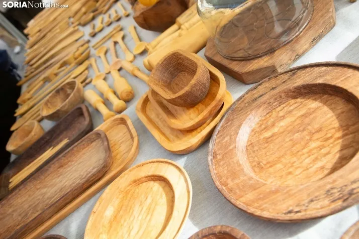 La feria de artesanía de Berlanga de Duero. /SN