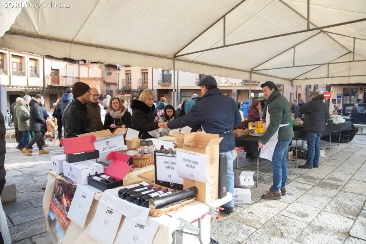 La feria de artesanía de Berlanga de Duero. /SN