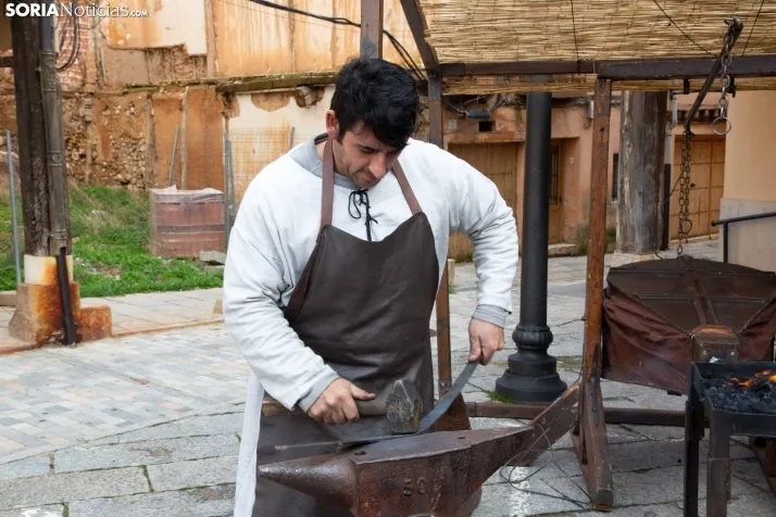 La feria de artesanía de Berlanga de Duero. /SN