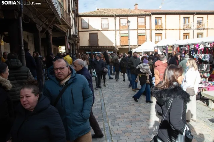 La feria de artesanía de Berlanga de Duero. /SN