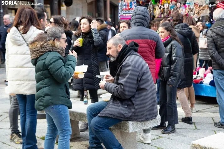 La feria de artesanía de Berlanga de Duero. /SN