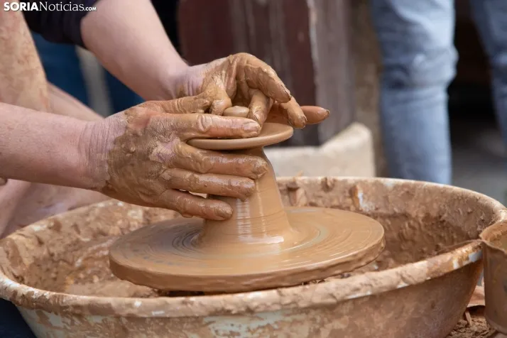 La feria de artesanía de Berlanga de Duero. /SN