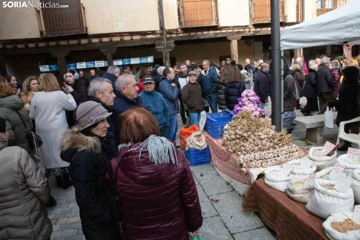 La feria de artesanía de Berlanga de Duero. /SN