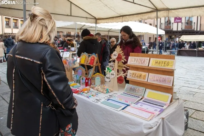 La feria de artesanía de Berlanga de Duero. /SN