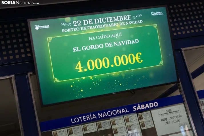 Fiesta íntima por el Gordo en Almazán