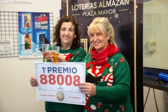 Fiesta íntima por el Gordo en Almazán