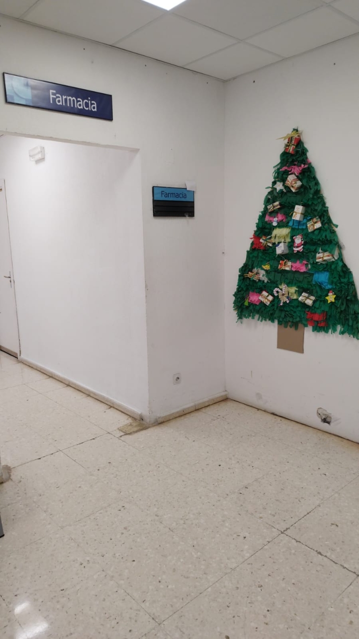 Al detalle; la divertida y tem&aacute;tica decoraci&oacute;n navide&ntilde;a del Hospital de Soria