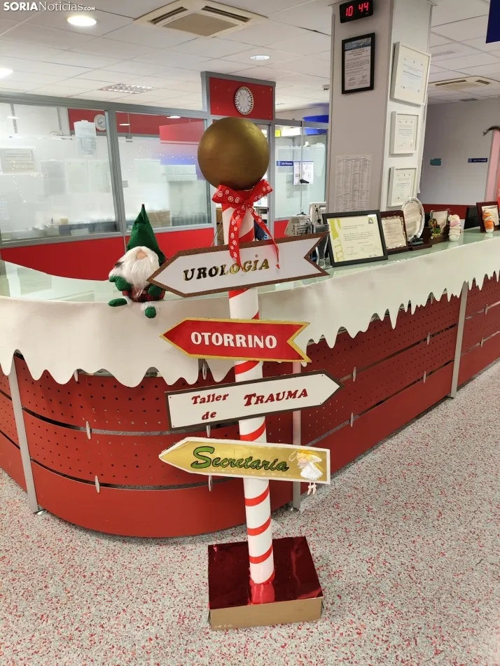 Decoración Navidad Hospital de Soria