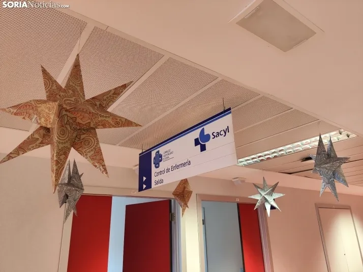 Decoración Navidad Hospital de Soria