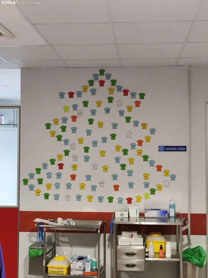 Decoración Navidad Hospital de Soria