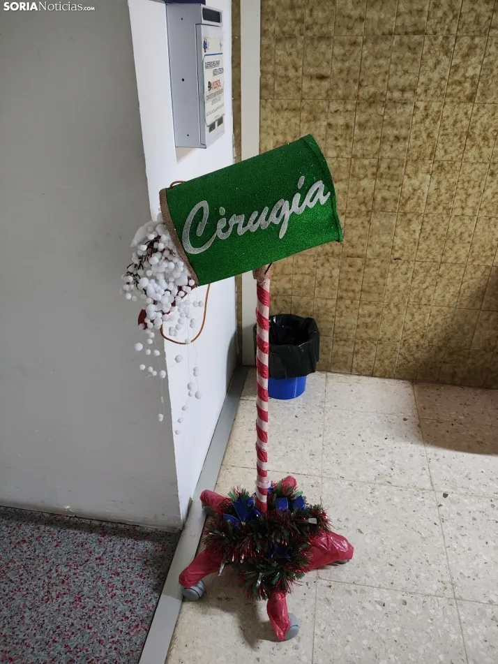 Decoración Navidad Hospital de Soria