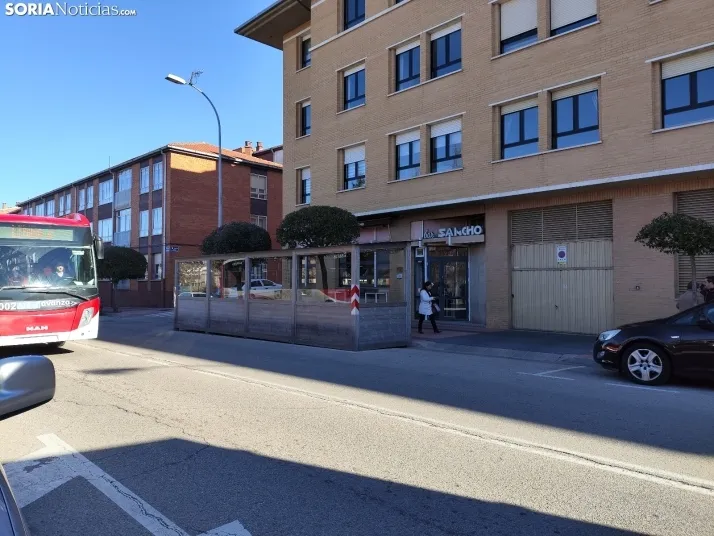 Terrazas de bares en Soria. 