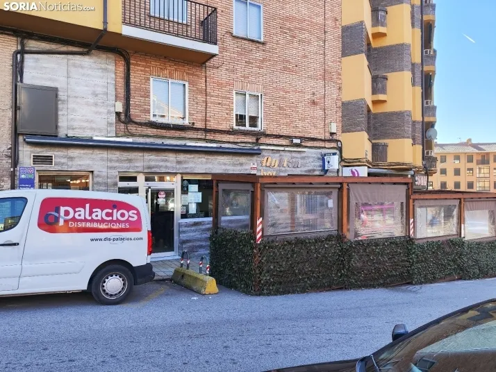 Terrazas de bares en Soria. 