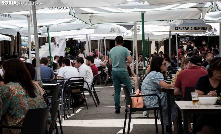 Soria vuelve a la ordenanza de veladores pre-covid