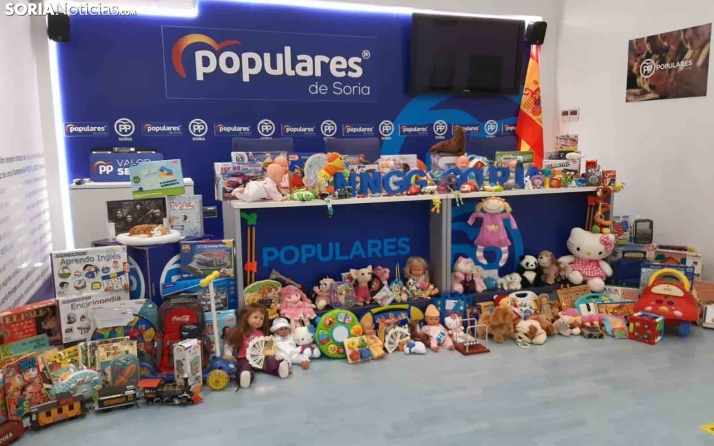 Nuevas Generaciones de Soria inicia hoy su campaña solidaria de recogida de juguetes