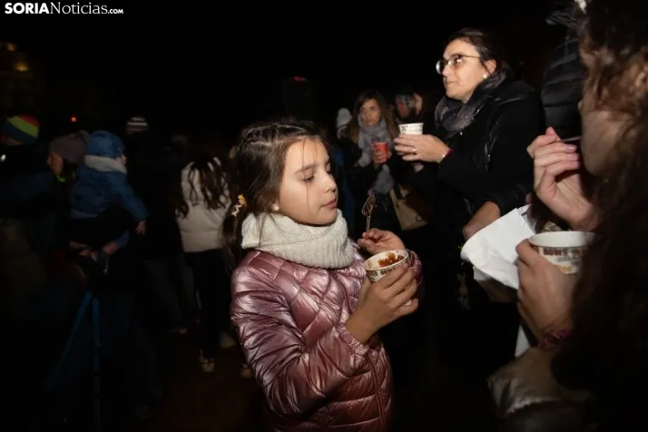 Suelta de farolillos en Oncala