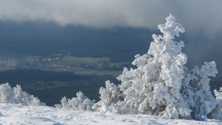 Estampas invernales de postal en Soria