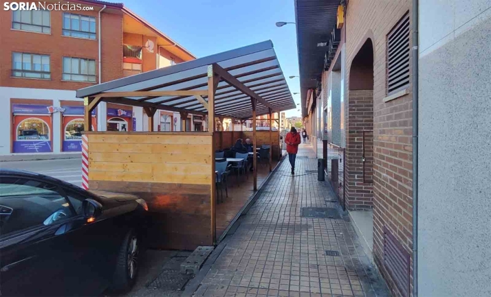 Este es el plazo, definitivo ya, para la retirada de los veladores covid en Soria