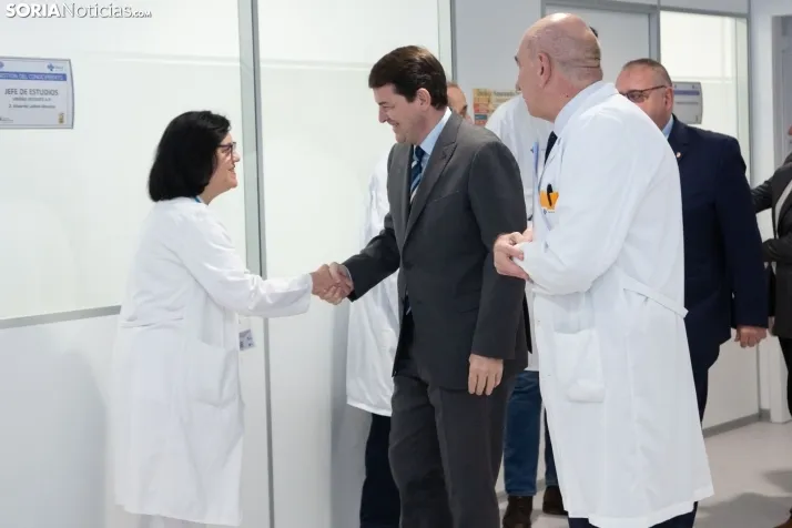 Visita Mañueco Radioterapia Soria