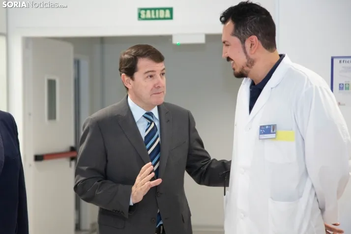 Visita Mañueco Radioterapia Soria