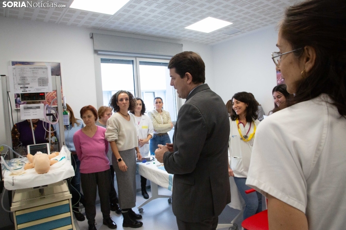 Visita Mañueco Radioterapia Soria
