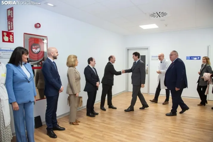 Visita Mañueco Radioterapia Soria