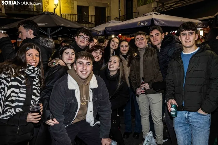 Fotos: Soria, entera, brinda por un buen 2024 en la Champanada de Nochevieja