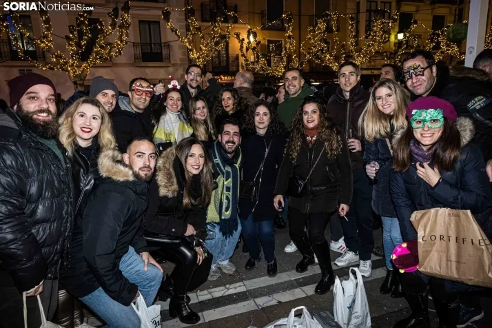 Fotos: Soria, entera, brinda por un buen 2024 en la Champanada de Nochevieja