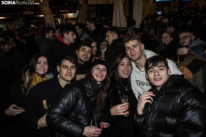 Fotos: Soria, entera, brinda por un buen 2024 en la Champanada de Nochevieja