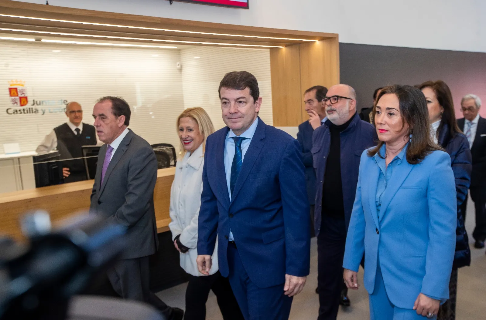 Visita de Alfonso Fernández Mañueco. 