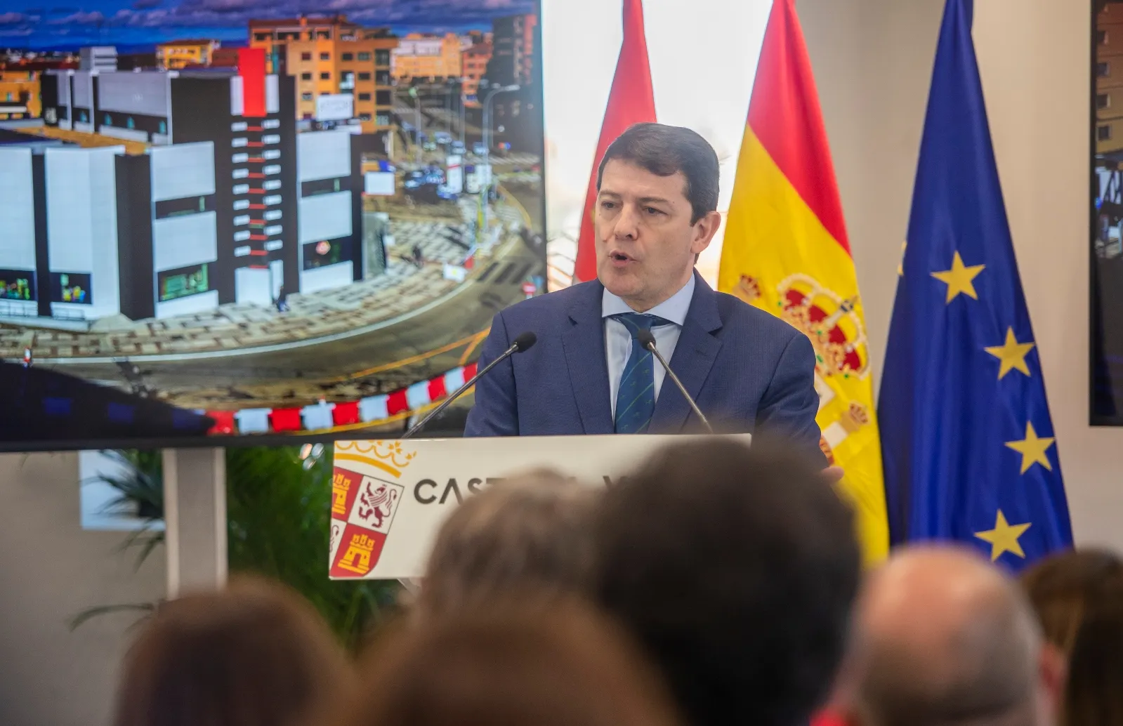 Visita de Alfonso Fernández Mañueco. 