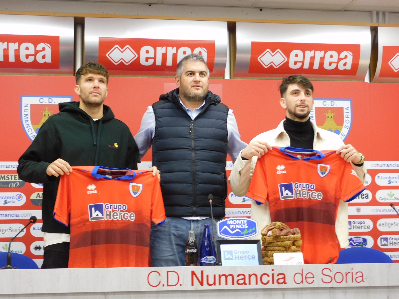 Christian Delgado e Íñigo Alayeto presentados como nuevos jugadores del Numancia