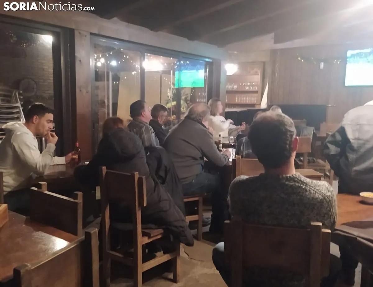 Valdeavellano de Tera disfruta del Arandina-Real Madrid. /SN