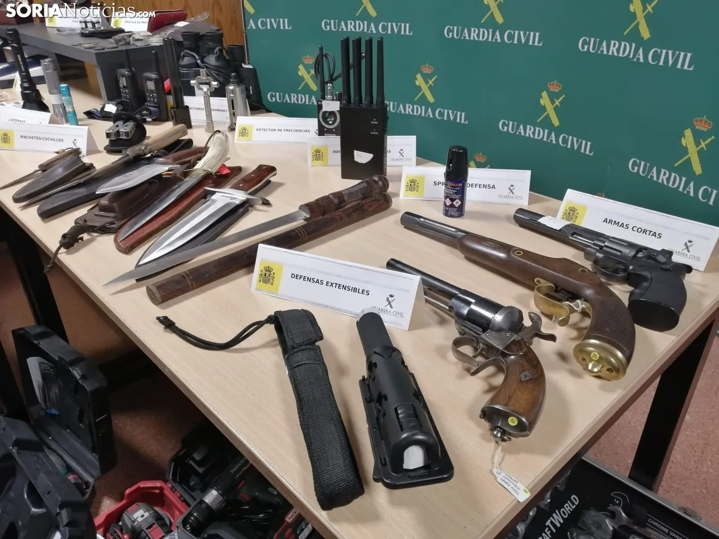 Foto 7 - Operaci&oacute;n Jarr&oacute;n: Este era el modus operandi utilizado en 5 casos de robo con violencia en la provincia de Soria