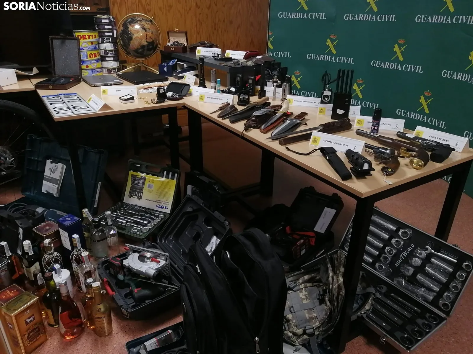 Foto 9 - Operaci&oacute;n Jarr&oacute;n: Este era el modus operandi utilizado en 5 casos de robo con violencia en la provincia de Soria