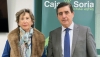 Gloria Martínez y Carlos Martínez tras la rúbrica del acuerdo. /CRS
