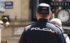 Un agente de la Policía Nacional en una calle de Soria. /SN
