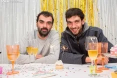 Fiesta sorpresa del 'Club de los bisiestos' de Soria Noticias. /MARIA FERRER