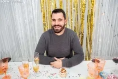 Fiesta sorpresa del 'Club de los bisiestos' de Soria Noticias. /MARIA FERRER