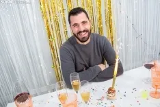 Fiesta sorpresa del 'Club de los bisiestos' de Soria Noticias. /MARIA FERRER