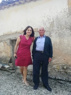 Susana Arroyo con Florentino Rello de Torrevicente. 